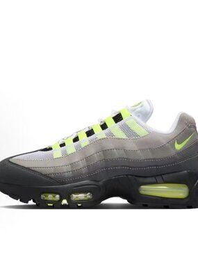 Nike Air Max 95 OG Neon Volt Grey Black Retro Running Sneakers